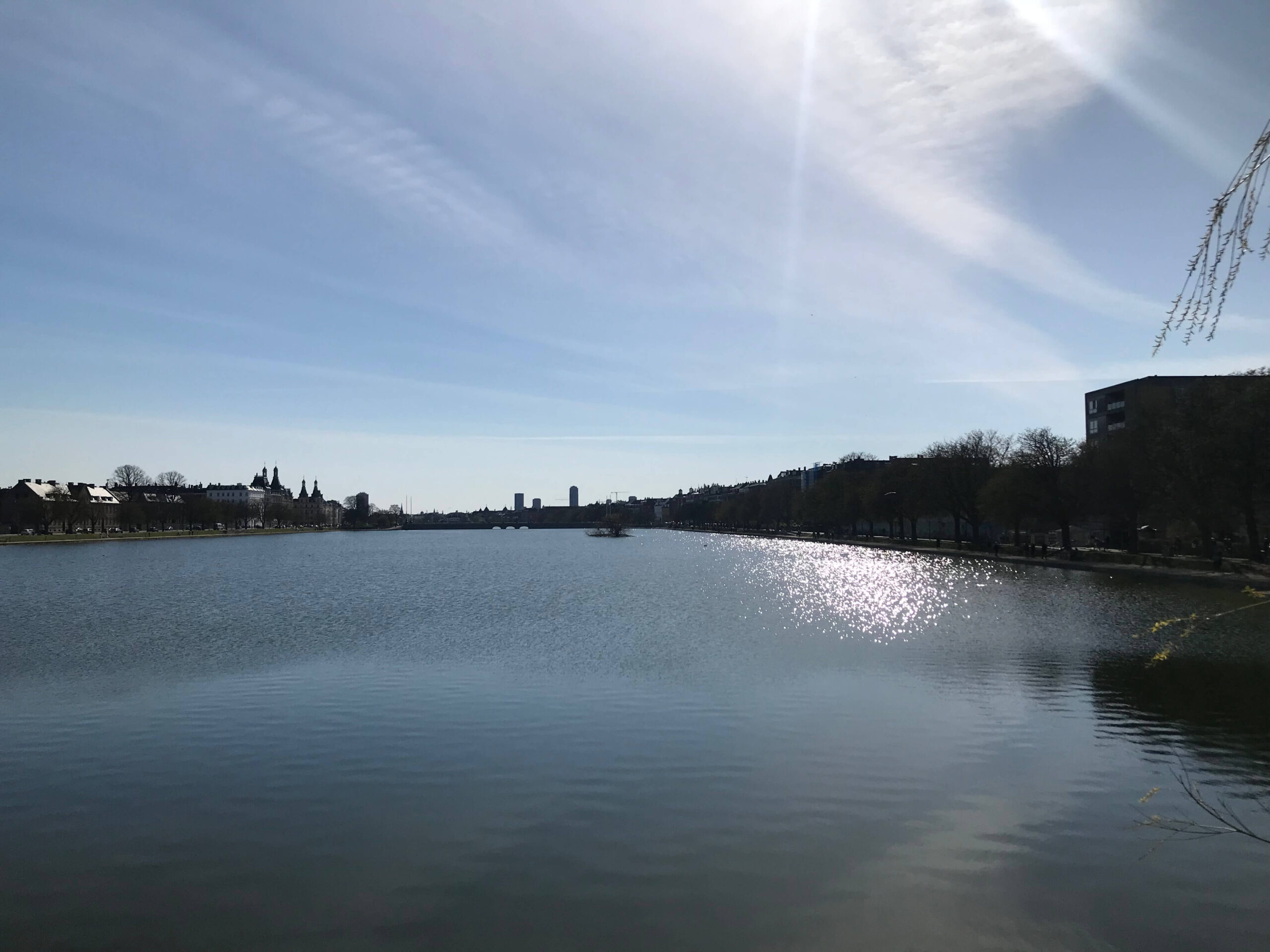 view of the copenhagen lakes